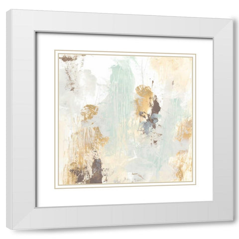 Intangible VII White Modern Wood Framed Art Print with Double Matting by Vess, June Erica