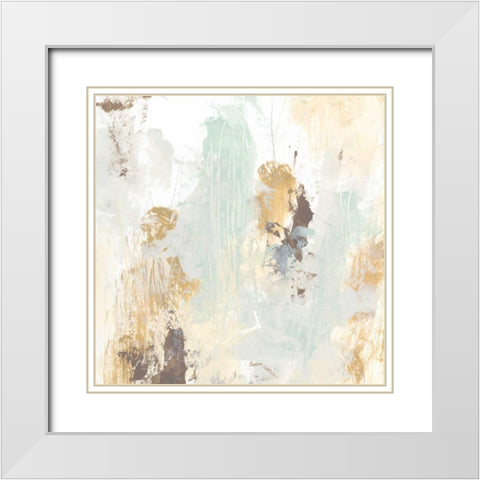 Intangible VII White Modern Wood Framed Art Print with Double Matting by Vess, June Erica