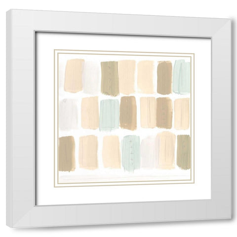 Intangible VIII White Modern Wood Framed Art Print with Double Matting by Vess, June Erica