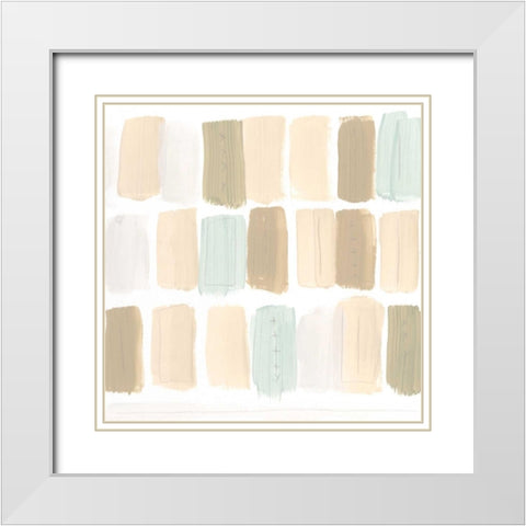 Intangible VIII White Modern Wood Framed Art Print with Double Matting by Vess, June Erica
