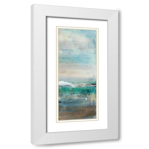 Inviting III White Modern Wood Framed Art Print with Double Matting by Bramma, Lila
