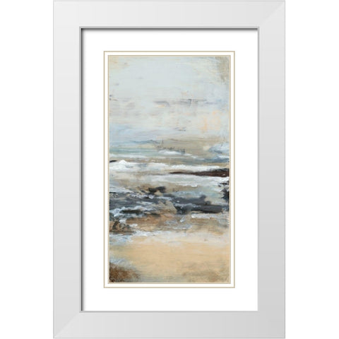 Just Be III White Modern Wood Framed Art Print with Double Matting by Bramma, Lila