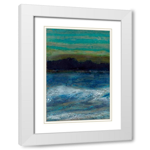 Marooned I White Modern Wood Framed Art Print with Double Matting by Ludwig, Alicia