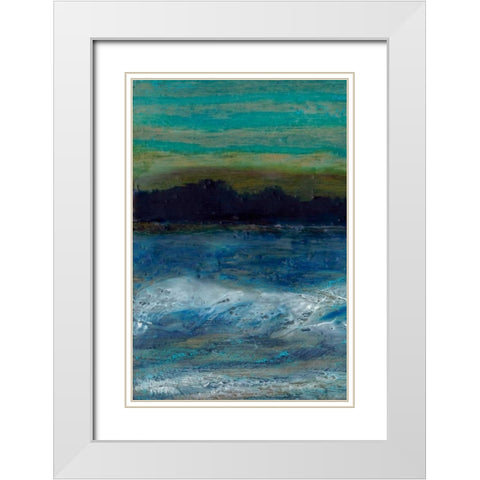 Marooned I White Modern Wood Framed Art Print with Double Matting by Ludwig, Alicia