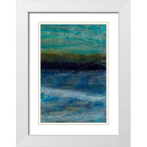 Marooned II White Modern Wood Framed Art Print with Double Matting by Ludwig, Alicia
