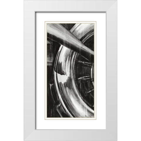 Vintage Propeller I White Modern Wood Framed Art Print with Double Matting by Harper, Ethan