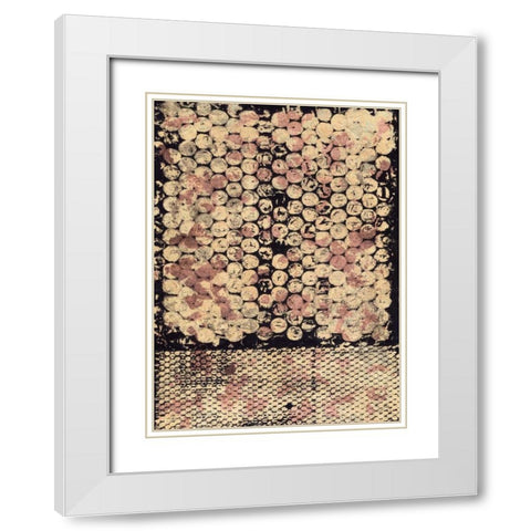 Speckled Matter I White Modern Wood Framed Art Print with Double Matting by Guthrie, Jenna