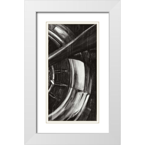 Vintage Propeller III White Modern Wood Framed Art Print with Double Matting by Harper, Ethan
