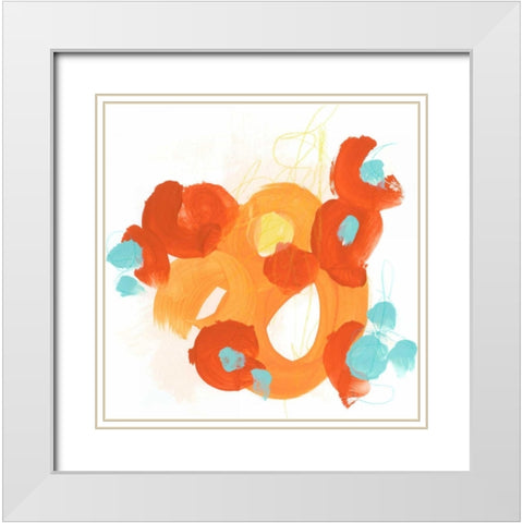 Bright Idea I White Modern Wood Framed Art Print with Double Matting by Vess, June Erica