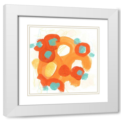 Bright Idea II White Modern Wood Framed Art Print with Double Matting by Vess, June Erica