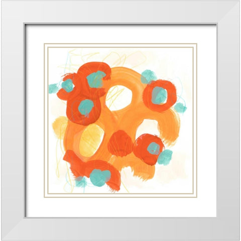 Bright Idea II White Modern Wood Framed Art Print with Double Matting by Vess, June Erica