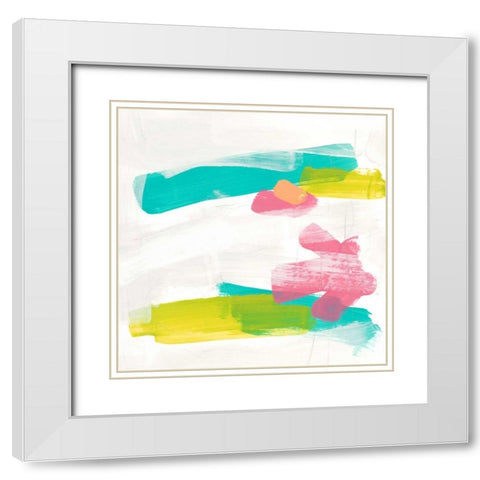 Salon Moderne I White Modern Wood Framed Art Print with Double Matting by Vess, June Erica