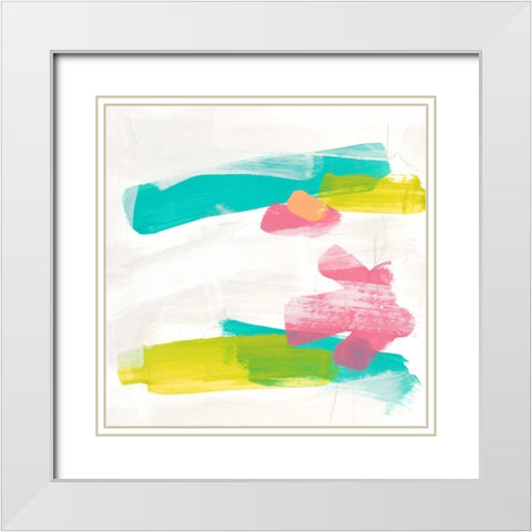 Salon Moderne I White Modern Wood Framed Art Print with Double Matting by Vess, June Erica