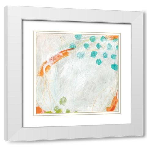 Strategy I White Modern Wood Framed Art Print with Double Matting by Vess, June Erica
