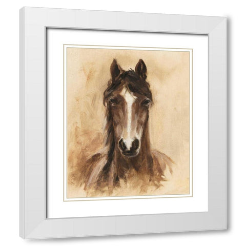 Western Ranch Animals I White Modern Wood Framed Art Print with Double Matting by Harper, Ethan