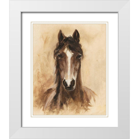 Western Ranch Animals I White Modern Wood Framed Art Print with Double Matting by Harper, Ethan
