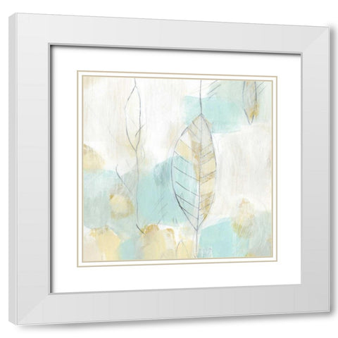 Forest Dream I White Modern Wood Framed Art Print with Double Matting by Vess, June Erica