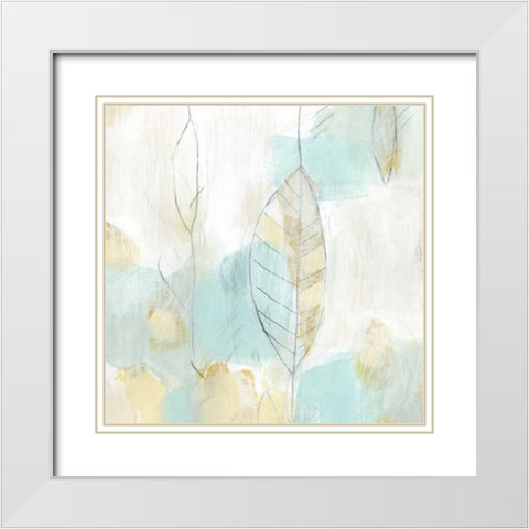 Forest Dream I White Modern Wood Framed Art Print with Double Matting by Vess, June Erica