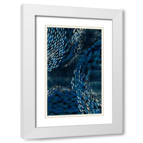 Moon Tide I White Modern Wood Framed Art Print with Double Matting by Popp, Grace