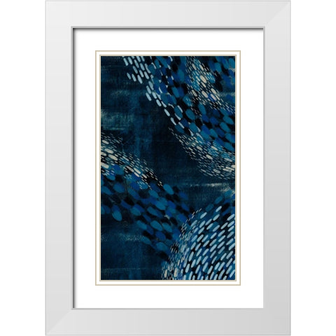 Moon Tide II White Modern Wood Framed Art Print with Double Matting by Popp, Grace