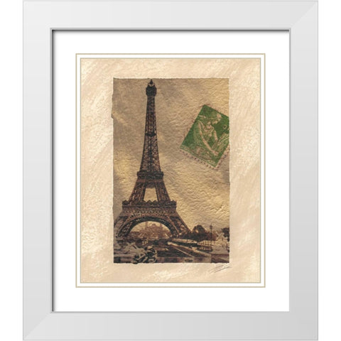 Travel Snapshots III White Modern Wood Framed Art Print with Double Matting by Butler, John