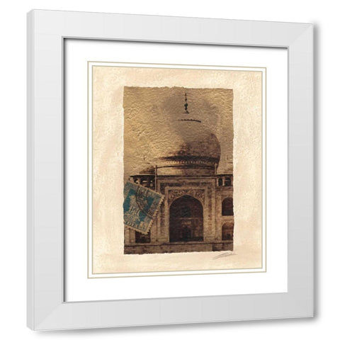 Travel Snapshots V White Modern Wood Framed Art Print with Double Matting by Butler, John