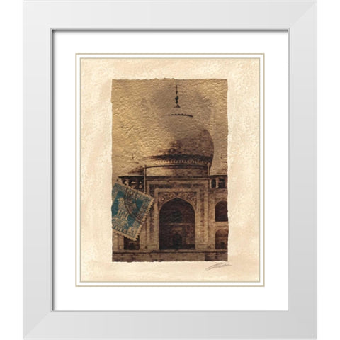 Travel Snapshots V White Modern Wood Framed Art Print with Double Matting by Butler, John