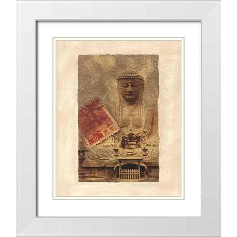 Travel Snapshots VI White Modern Wood Framed Art Print with Double Matting by Butler, John