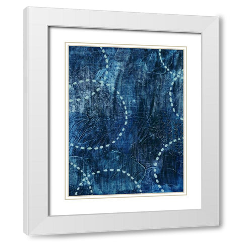 Drifting I White Modern Wood Framed Art Print with Double Matting by Popp, Grace