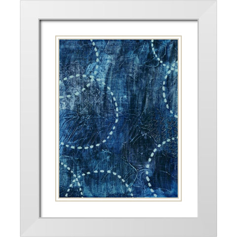 Drifting I White Modern Wood Framed Art Print with Double Matting by Popp, Grace