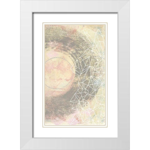 Crystal Vision II White Modern Wood Framed Art Print with Double Matting by McCavitt, Naomi