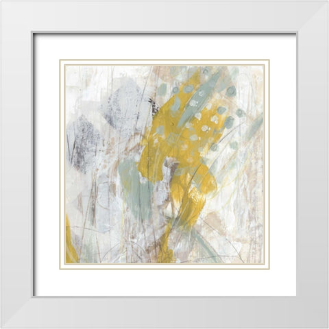 Surface Structure II White Modern Wood Framed Art Print with Double Matting by Vess, June Erica