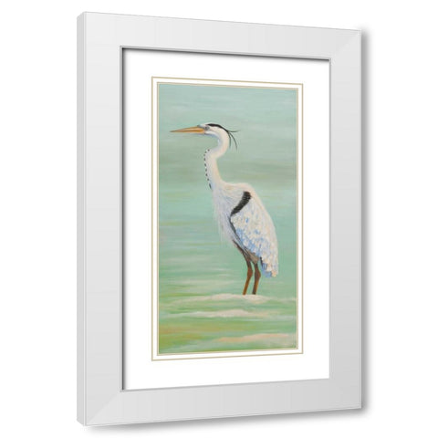 East Wing White Modern Wood Framed Art Print with Double Matting by Brewington, Olivia