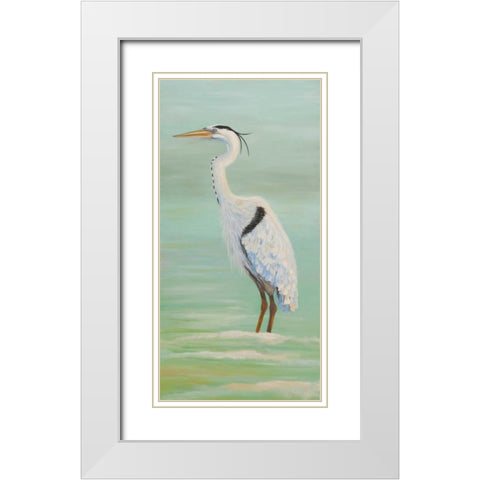 East Wing White Modern Wood Framed Art Print with Double Matting by Brewington, Olivia