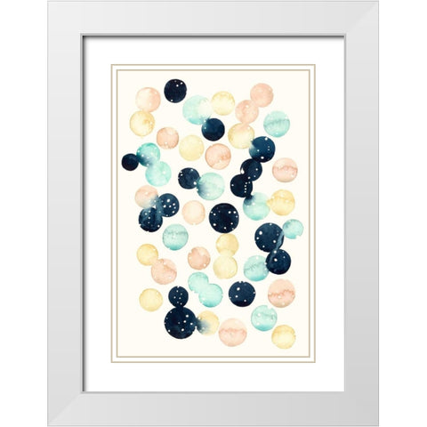 Lens Flare II White Modern Wood Framed Art Print with Double Matting by Popp, Grace