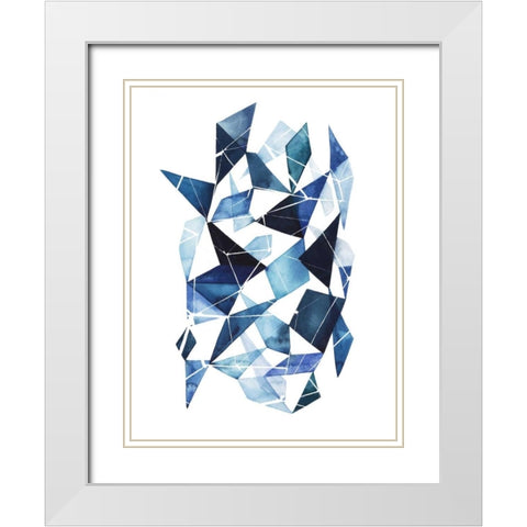 Chrysalis I White Modern Wood Framed Art Print with Double Matting by Popp, Grace