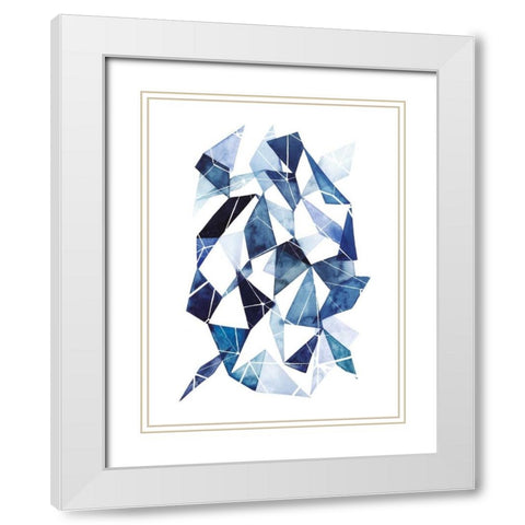 Chrysalis II White Modern Wood Framed Art Print with Double Matting by Popp, Grace