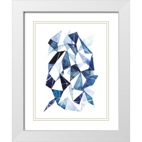 Chrysalis II White Modern Wood Framed Art Print with Double Matting by Popp, Grace