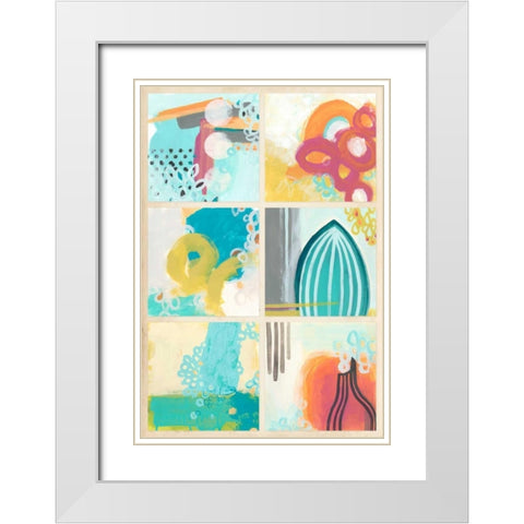 Gallery Petite II White Modern Wood Framed Art Print with Double Matting by Vess, June Erica