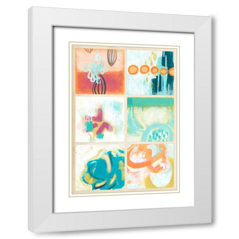 Gallery Petite III White Modern Wood Framed Art Print with Double Matting by Vess, June Erica
