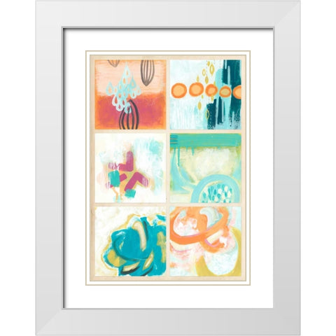 Gallery Petite III White Modern Wood Framed Art Print with Double Matting by Vess, June Erica