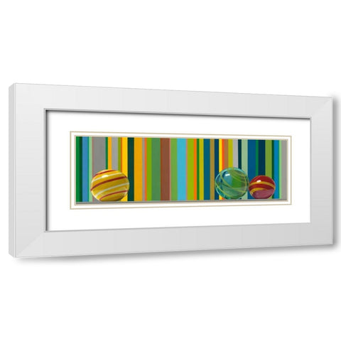 The Four Seasons - Spring White Modern Wood Framed Art Print with Double Matting by Cholakian, Kevork