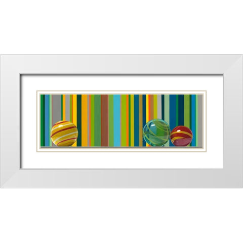 The Four Seasons - Spring White Modern Wood Framed Art Print with Double Matting by Cholakian, Kevork
