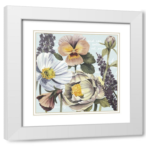 Garden Submergence II White Modern Wood Framed Art Print with Double Matting by Popp, Grace
