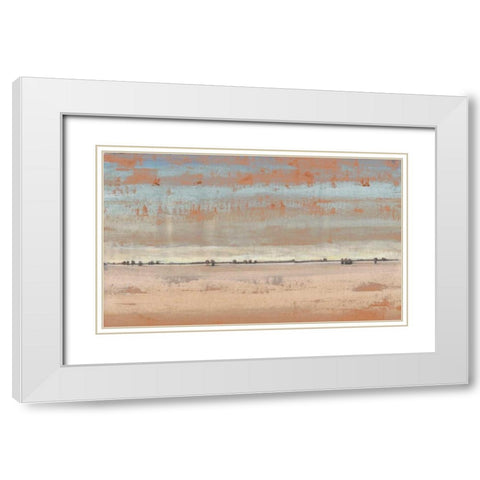 Southwest Vista I White Modern Wood Framed Art Print with Double Matting by OToole, Tim