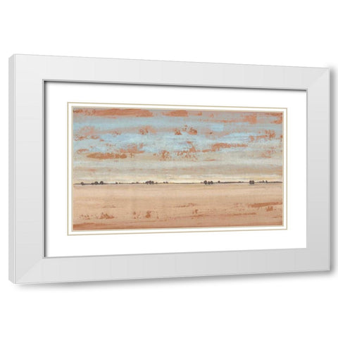 Southwest Vista II White Modern Wood Framed Art Print with Double Matting by OToole, Tim