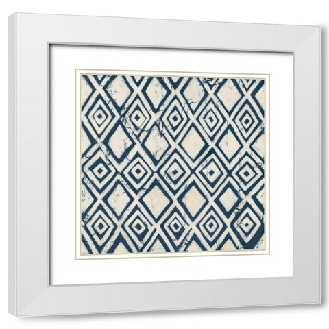 Singsong VI White Modern Wood Framed Art Print with Double Matting by Zarris, Chariklia