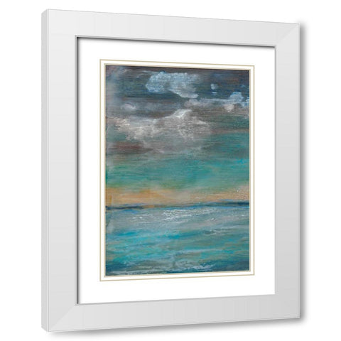 After the Storm I White Modern Wood Framed Art Print with Double Matting by Ludwig, Alicia