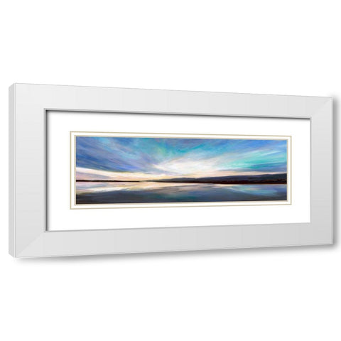 Salt Flats I White Modern Wood Framed Art Print with Double Matting by Finch, Sheila
