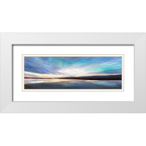 Salt Flats I White Modern Wood Framed Art Print with Double Matting by Finch, Sheila